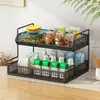Estante de Almacenamiento de Escritorio para Encimera de Cocina en Casa Estante Organizador de Almacenamiento en Capas para Snacks Nuevo 2026 Estante Organizador Simple para Mesa de Comedor
