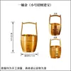 Balde de Latão Balde de Ouro Artesanato Plus Yuanbao Enfeites Chineses Joias Auspicioso Sorte Yuanbao Balde Balde Portátil