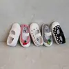 Zapatos Blancos Cuadrados de Cereza para Jardín de Infancia para Niñas Coreanas, Temporada Primavera y Otoño 2026, para Niños de 1 a 9 Años