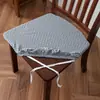 Fundas para Sillas Seleccionadas Cuidadosamente, Universales para Todas las Estaciones, Color Sólido, Estilo Nuevo Simple, Fundas Gruesas para Cojín de Taburete, Elásticas, para Uso en Restaurantes y Hogar