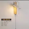 Luz de espelho LED frontal para lavatório de banheiro, penteadeira minimalista retrô japonesa, lavatório, luminária de parede rotativa para iluminação de quadros