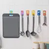 Ganchos Adesivos Sem Marca para Roupas Atrás da Porta da Cozinha, Ganchos Pegajosos, Cabides de Parede Adesivos, Cabides de Roupa Montados na Parede Sem Furar, Design de Desenho Animado