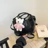 Bolsa Tote de Couro Rosa com Óleo e Cera para Mulheres 2026 Nova Bolsa de Grande Capacidade para o Dia a Dia Bolsa de Mão de Nicho de Alta Qualidade Bolsa de Ombro