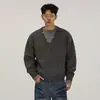 Suéter retro estilo perezoso oficial OVDY para hombres y mujeres, otoño e invierno, tejido suelto americano de moda para parejas