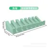 Suporte de Sabonete de Silicone Transfronteiriço Que Não Acumula Água, Rack Inclinado Criativo de Silicone para Banheiro com Drenagem, Armazenamento de Suporte para Sabonete