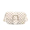Bolsa quadrada pequena de bolinhas fofa nicho coreano bolsa transversal feminina 2026 nova bolsa tote pequena bolsa elegante e estilosa para o dia a dia