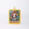 Rebgong Tíbet Nepal Thangka Puro Pintado a Mano Ocho Deidades Guardianas del Zodiaco Mahavairocana 4*5 [Núcleo de Tarjeta]