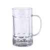 Vaso acrílico para cerveza de barril con asa vaso de cerveza de PC plástico anticaída gran capacidad bar KTV vaso de piña comercial