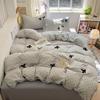 Popular Juego de Cama de Cuatro Piezas Bordado con Toalla de Algodón Lavado, Venta Directa del Fabricante, Venta al por Mayor, Compra en Grupo, Transmisión en Vivo, Dropshipping
