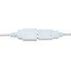 Cable de extensión de alimentación USB blanco de dos núcleos, macho y hembra, de un solo cabezal, en estaño, de cobre puro 24, corriente 2 A, venta al por mayor