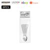 Vajilla de Columna Romana Transfronteriza Paquete de 6 Cuchillo Tenedor Cuchara Supermercado de Medio Oriente Comida Occidental Cuchillo Tenedor para Filete Cuchara de Titanio Bolsa de PVC
