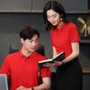 Camisa Polo T-Shirt de Seda de Gelo Roupas de Trabalho Personalizadas Estampadas com Logo Verão Gola Lapela Manga Curta Uniforme de Grupo Corporativo para Funcionários Bordar