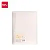 Cuaderno de hojas sueltas Deli HA560-A, cómodo de sostener, cuaderno de PP, diario de estudiante, B5, recargable, 60 hojas, rayado