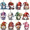 Colgantes Decorativos de Madera Nuevos para Navidad y Halloween Transfronterizos Adecuados para Fiestas Navideñas Decoración del Hogar Arreglos