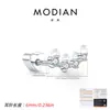 Pendientes de Hilo de Plata de Ley S925 con Moissanita Modian Estilo Ins Coreano y Japonés Unisex Pendientes de Cuidado Diario para Orejas
