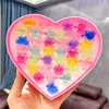 Anillos de Dibujos Animados con Piedras Sueltas de Nuevo Estilo, Anillos de Plástico Lindos de Princesa para Niñas, Regalos de Guardería al por Mayor