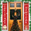 Nuevo pareado navideño transfronterizo, fiesta navideña, decoraciones para fiestas, impresión creativa, fondo de tela, pareado de puerta