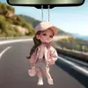 Nuevo Colgante de Adorno para Coche de Pato de Acrílico Plano Lindo Transfronterizo Colgante de Decoración para el Hogar en Vacaciones