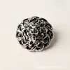 Botões de metal estilo Chanel para ternos, botões de alta qualidade, abotoaduras redondas, casaco de lã, botões decorativos vintage
