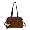 Bolso bandolera estilo transfronterizo, bolso de hombro para mujer bajo el brazo, diseño de nicho, gran capacidad, bolso ligero de lujo para el día a día, bolso de alta gama para mujer