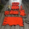Tala Insuflável de Pressão Negativa, Tala de Pressão Negativa Estilo Mochila, Conjunto de 6 Peças de Tala Insuflável, Maca Insuflável a Vácuo, Qiancheng
