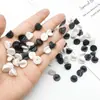 Material de PVC Broche Pin Tapón Hebilla de Broche Accesorios para Joyería DIY Botón Hebilla Trasera de Camisa Botón de Sombrero de Mariposa