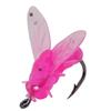 Mosca Biónica con Anzuelo Sencillo Cebo Blando Anzuelo para Mosca Cebo Blando Veneno Mosquito Señuelo de Agua Dulce Cebo Cebo Falso Equipo de Pesca