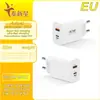 Cargador Inverso Pd30W Europeo, Americano y Británico Adecuado para Iphone16 Apple Huawei Xiaomi Adaptador de Cabezal de Carga Rápida