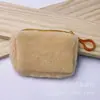 Monedero de felpa de lana con explosiones se puede colgar bolsa almacenamiento de certificados bolsa pequeña portátil bolsa para tarjeta de identificación bolsa para auriculares venta al por mayor