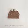 Gorro para recién nacido estilo primavera y otoño gorro protector para fontanela de tirar para bebés niños y niñas lactantes bebés pequeños cálido a prueba de viento invierno