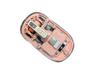 Venda Direta de Fábrica Mouse Bluetooth de Mesa de Cristal Transparente Três Modos Carregamento para Notebook Silencioso Ergonômico Portátil