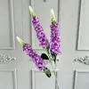 Flor Artificial de Boca-de-Leão de 3 Pétalas Delphinium Jacinto Violeta Flor Falsa Decoração de Casa Casamento Arranjo Floral