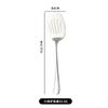 Cuchara para servir y espátula de acero inoxidable serie 1010 para restaurantes, hoteles y comedores con mangos largos, cucharón pequeño para sopa para uso en hotel y comedor
