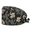 Gorro de Trabajo para Clínica Transfronteriza, Gorro Quirúrgico de Copa Redonda, Gorro sin Visera para Personal Médico, Gorro con Amarre Trasero, Gorro Protector
