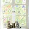 Nuevas Pegatinas Electrostáticas de Flores Transfronterizas 2026 para Decoración de Vidrio