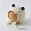 Touca para Bebês Recém-Nascidos, Touca Protetora para a Moleira, PomPom Fofo, Roupa de Algodão Puro para Primavera e Outono, Chapéu à Prova de Vento com Proteção para as Orelhas
