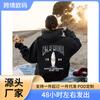 Sudadera con capucha de manga larga para mujer, talla europea, talla europea, estampada estilo California, para otoño e invierno