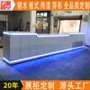 Vitrine de Parede Retangular Vitrine Elétrica com Luz Mesa de Exposição Curva Balcão Grande Balcão de Chão Armário Baixo Personalização