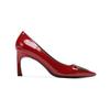 Sapatos Femininos de Primavera e Outono, Sapatos de Salto Alto Quadrados de Fivela de Alta Qualidade, Saltos Grossos, Saltos Agulha Femininos, Sapatos Baixos Exquisitos de Estilo Francês, Sapatos para Uniforme