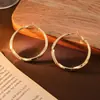 Pendientes de Aro Trenzados de Moda para Mujer, Estilo Minimalista y Elegante, Pendientes de Lujo de Gama Alta para el Trabajo al por Mayor