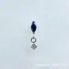 Brinco Pingente G23 Titânio Liga de Titânio Astmf-136 Zircônia Redonda Única Marquise Piercing Labial Stud de Titânio com Rosca Interna