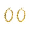 2020 nuevo estilo europeo y americano creativo círculo grande exagerado personalidad hebilla de oreja femenina moda elegante simple aretes combinables