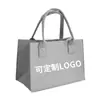 Bolsa de Feltro com Logo Personalizado, Alta Qualidade, Bolsa Tote de Grande Capacidade, Bolsa de Mão, Bolsa de Presente, Bolsa de Armazenamento