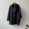 34,000 Personas Lo Han Recogido Gabardina de Estilo Japonés con Cuello Alto para Mujer, Nueva Versión Coreana Primavera y Otoño 2025, Corte Holgado