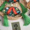 Festival del Bote del Dragón 2026 Nuevo Estilo Triángulo Zongzi Bolsita Colgante Caja de Regalo Decoración Colgante Adorno Pequeño Portátil