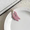 Nuevo pasador de acetato estilo coreano de Alan con pedrería, alas de ángel de alta gama, pinza lateral para mujer, pinza para flequillo, accesorio para el cabello, adorno para la cabeza