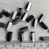 Fábrica em estoque fornece clip de corda de 4MM de espessura fivela preta conector de corda fivela de clipe de ferro cabeça de corda fivela de cavalo preta