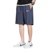 2024 Verano Pantalones Cortos de Seda Helada de Alta Elasticidad para Hombre Deportes Pantalones Cinco Puntos Verano Casual Delgados Pantalones de Playa para Hombre
