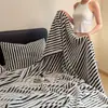 Manta Regalo Amazon Temu Serie Aurora Jacquard de Terciopelo de Leche Transfronteriza Manta de Franela para Siesta