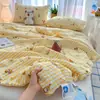 Colcha de Verano de Algodón Esponjoso Grado Madre y Bebé Clase A Doble Capa de Gasa Estilo Fresco Colcha Fresca de Verano para Niños Dormitorio de Estudiante Manta Fina para Aire Acondicionado